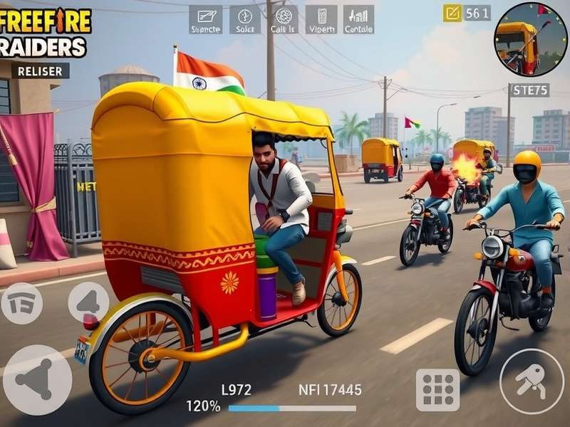 Free Fire Rickshaw Raiders character customization options